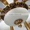 2016 new imitation marble zinc alloy candle chandelier
