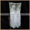 C310B New Arrival white lace and chiffon chair covers for wedding party
