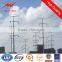 octagonal galvanized steel poles with bituminous