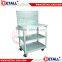 Shelf Adjustable ESD Push Trolley with Tool Hanging Panels