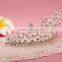 New design wholesale Leaf bridal  crystal rhinestone crown