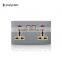 Buy From China Supplier 2 Gang 13A Electric Switch and Socket