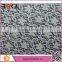 New design embroidery polyester/cotton jacquard lace fabric