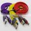 For Huawei USB 3.1 Data Charge Type C Cable Flat Color Noodle Cord