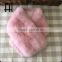 Factory direct wholesale price gilr's multi-color rex rabbit fur scarf with clip