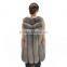 Long Style 2015 Luxurious Whole Hide Big Bar Fox Fur Vest