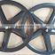SZ5 synergy bike chinese carbon wheels 700c carbon 5 spoke wheel road and track carbon wheel