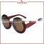 Laura Fairy China Cheap Fancy Flip Up Round Transarent Frame Plastic Sunglasses