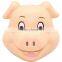 premium PU foam pig head stress toy pig head