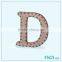 Home decorative large letters alphabet plywood magnetic letter puzzle