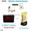 Wireless Buzzer Menu Holder Calling System Cafe Shop Menu-Holder Paging Table Calling Button For Restauranrt-Quickbell