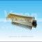 High quality 2.54mm pitch 16 pin three row DIN 41612 90 degree male DIN connector