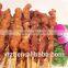 Hot selling disposable bamboo flat BBQ skewer with logo