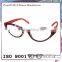 Cat eye style pattern plastic optical glasses