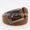 2015 New Designer Man Fashion Brown Genuine Leather Belt for Jeans