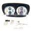 1 set Daymaker Dual LED Headlight For Harley Daviddson Road Glide 2004-2013 5.75" Dual with white color ring HID Fit Road Glide