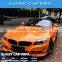 Fast Delivery Best Quality 1.52x30M Glossy Orange Film Car Wrap Film