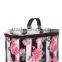 Coated canvas Floral Striped Cosmetic Case