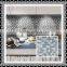 white and black color kitchen wall crystal glass mosaic tile