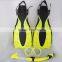 Prices snorkel mask set snorkel set with adjustable rubber fins for adult swimming and diving