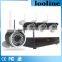 Looline Waterproof Wireless Wifi CCTV Camera 4CH 960P Surveillance CCTV Bullet Camera