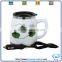 Ceramic electric heated usb cup warmer ss inner ,wide base