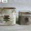 natural material wooden birch bark glass candle holder