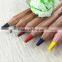 7" jumbo size hexagonal shape high quality 5.0mm cedar wood colored pencil with seal end