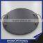 black slate dinner plate