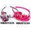 girls plain satin covered plastic alice band wholesale