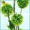 Mini Artificial Topiary Frame Grass Ball Tree for Interior Decoration