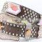 Wholesale Western Ladies Leather Rhinestone Belt from China