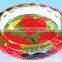 round glass ashtray