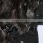 Wholesale price hot selling popular parka jacket with real silver fox fur hood trim