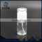Fancy 40ml cylinder clear glass lotion bottle