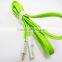customized magnetic TPE flat micro usb data cable for phone charger cable