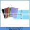 semitransparent PP 4 ring binder, small plastic ring binder