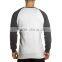 New style fashion plain pullover contrast color men 100 cotton crew neck sweatshirts