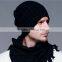 NEW Arrvial autumn winter day woolen knitted hat /Winter reversible beanie men hat womens hats snow caps