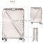 2016 Fashion ABS and PC Aluminum Frame Hard luggage China Factory Trolley Case Travel luggage bag trolley case travelling bag