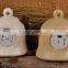 Bell-shaped nativity house religious figurines