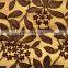 New design flocked PU leather fabric material for furniture usage
