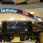 Indoor P7.62 Full Color Arbitrary Shape Screen Flexible Led Display Sign For Advertising