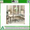 Easy assembly metal frame table and chairs for coffee shop
