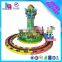 Amusement park carousel track train indoor amusement track train for sale