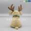 Custom Production Christmas Reindeer Plush Pet Toy for Gifts