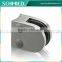 Q railing system small type D type stainless steel glass clamp in balustrade stairs