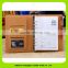 Travel Kit Business Promotional PU Leather Gift Set With Notebook And Pen 16025