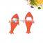 2016 Lovely Shark Shaped Silicone With Stainless Steel Bottle Opener Of Kitchen Tools