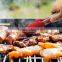 Stock ,Cheap  Kitchen Tools PMS Silicone Handle 430 BBQ Tong